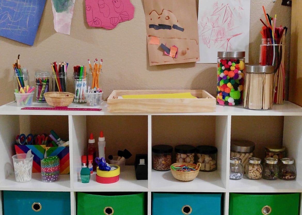 A Dedicated Art Space in the Home (Part 1) - Making Space for Creativity in  Our Household - Stories of Play